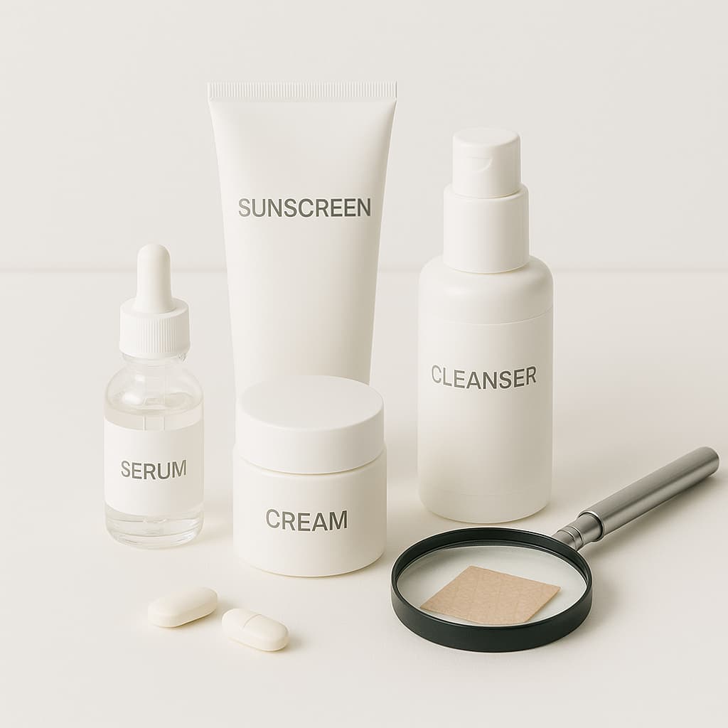 Productos y análisis de cuidado facial